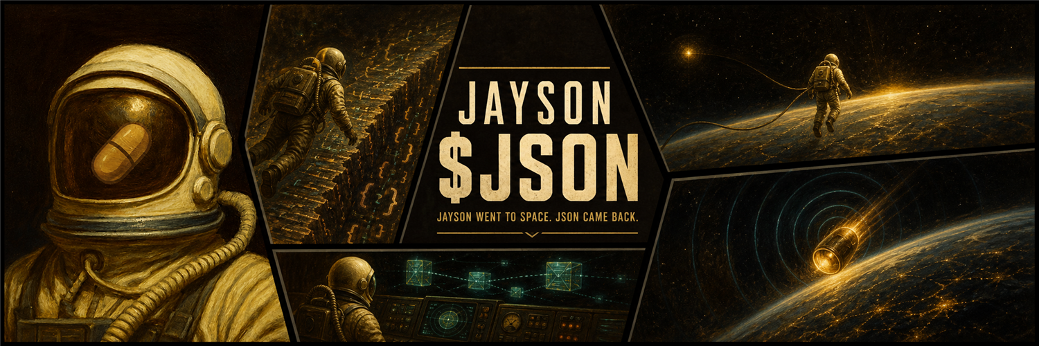 Jayson JSON multi-panel astronaut mission banner